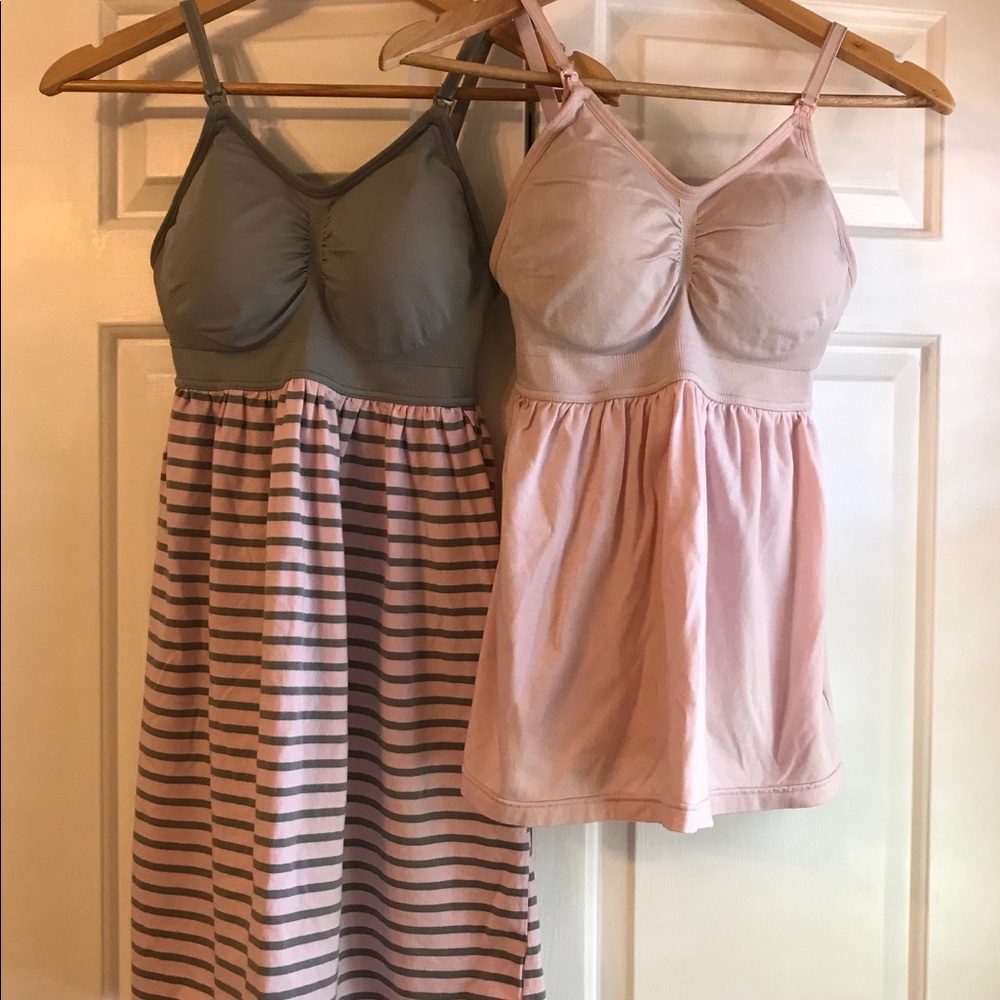 Motherhood Maternity Nursing Nightgown & PJ Top